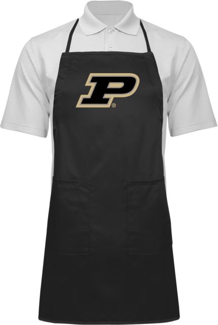 Purdue Full Length Apron Primary Athletic Mark