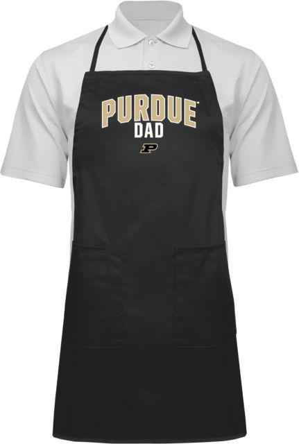 Purdue Full Length Apron Arched Purdue Dad