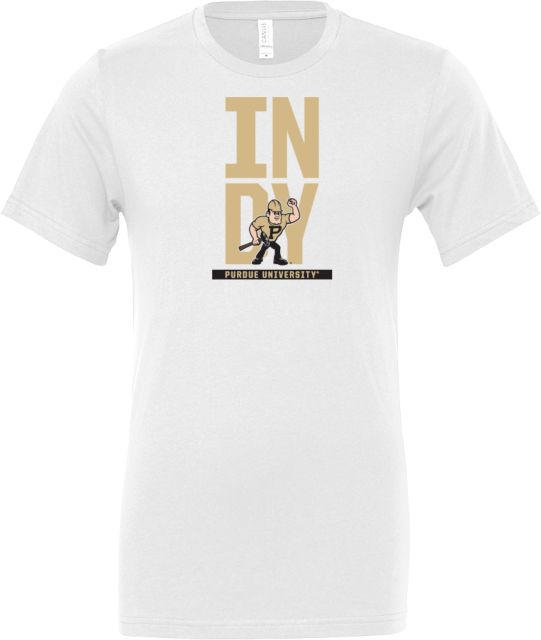 Purdue Indy Pete Bella Canvas Jersey Cotton T Shirt
