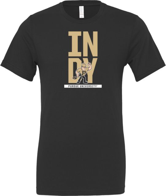 Purdue Indy Pete Bella Canvas Jersey Cotton T Shirt