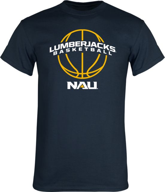 Northern Arizona T Shirt Basketball Ball Design - ONLINE ONLY