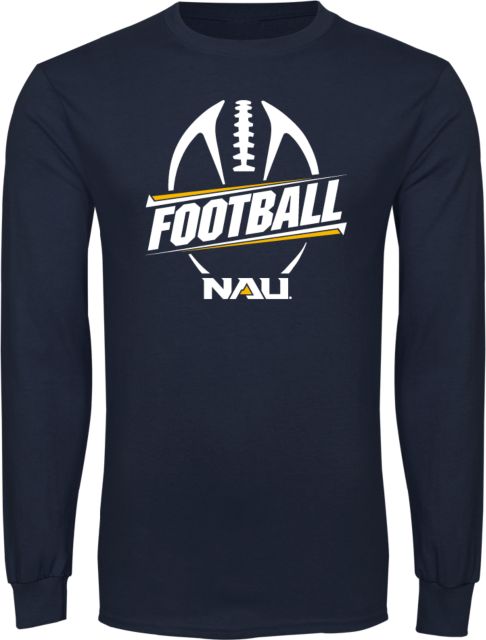 Northern Arizona Long Sleeve T Shirt Football Design - ONLINE ONLY