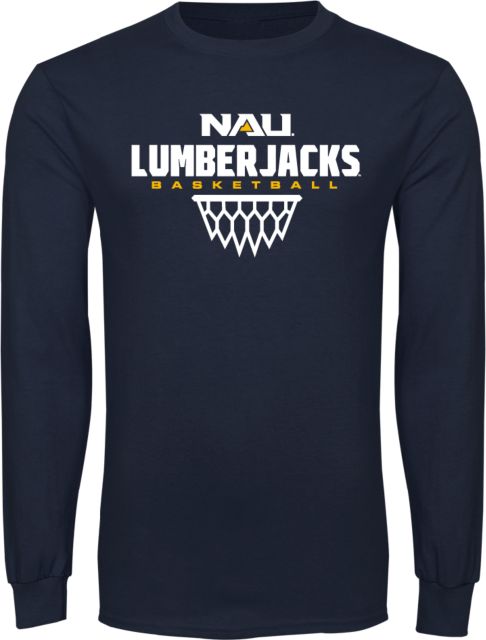 Northern Arizona Long Sleeve T Shirt Basketball Net Design - ONLINE ONLY
