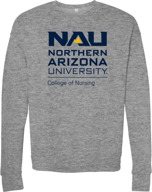 Northern Arizona Bella + Canvas Fleece Crew NAU College of Nursing - ONLINE ONLY
