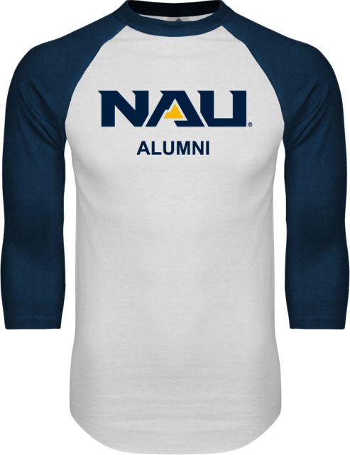 Northern Arizona Raglan Baseball Thirt Alumni - ONLINE ONLY