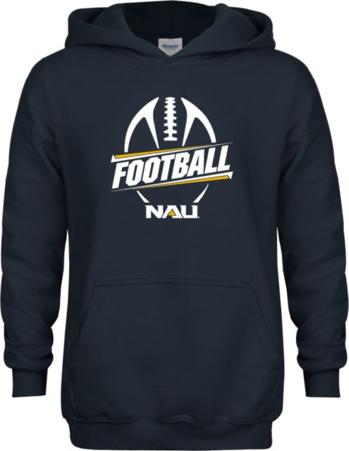 Northern Arizona Youth Fleece Hoodie Football Design - ONLINE ONLY