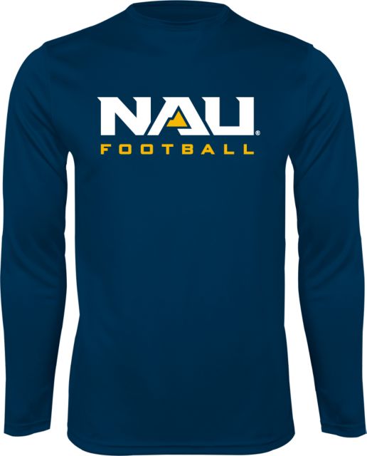 Northern Arizona Syntrel Performance Longsleeve Shirt Football - ONLINE ONLY