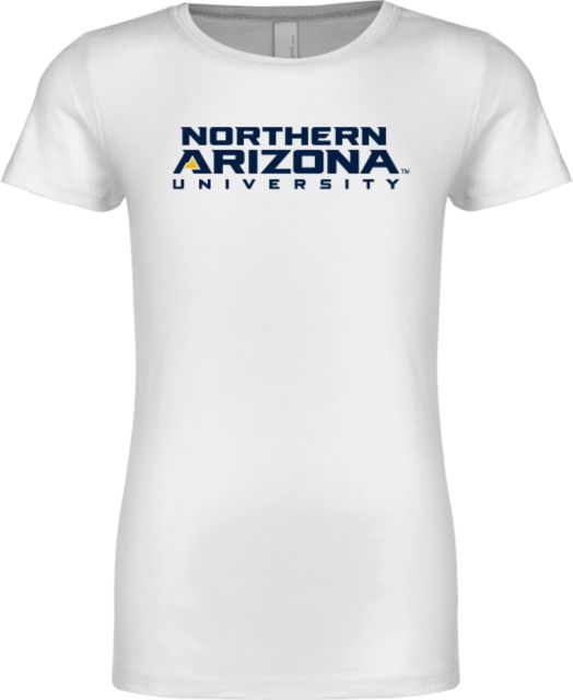 Northern Arizona Youth Girls Fashion Fit T Shirt Northern Arizona University Stacked - ONLINE ONLY