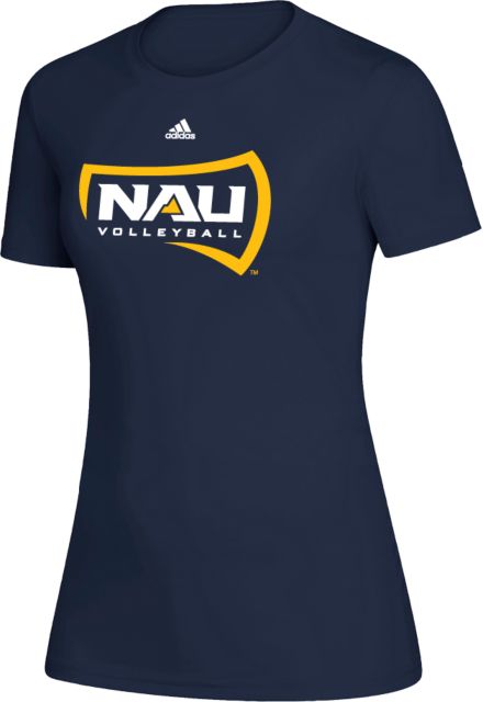 Northern Arizona Adidas Womens Creator Performance Tee Adidas Volleyball ONLINE ONLY Northern Arizona University