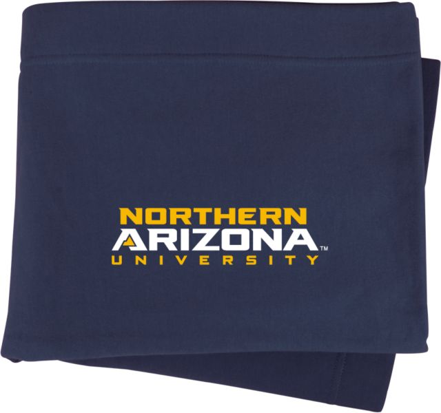 Northern Arizona Sweatshirt Blanket Northern Arizona University Stacked - ONLINE ONLY