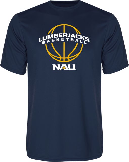 Northern Arizona Syntrel Performance Tee Basketball Ball Design - ONLINE ONLY