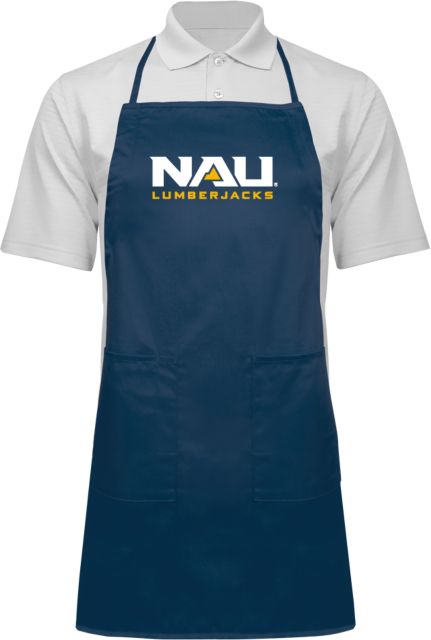 Northern Arizona Full Length Apron NAU Lumberjacks Stacked - ONLINE ONLY