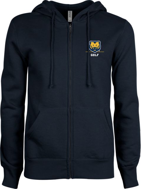 Northern Colorado ENZA Womens Fleece Full Zip Hoodie Golf - ONLINE ONLY