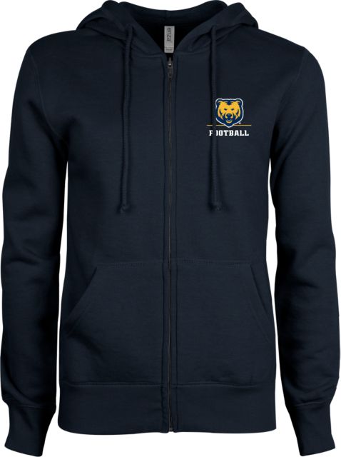 Northern Colorado ENZA Womens Fleece Full Zip Hoodie Football - ONLINE ONLY
