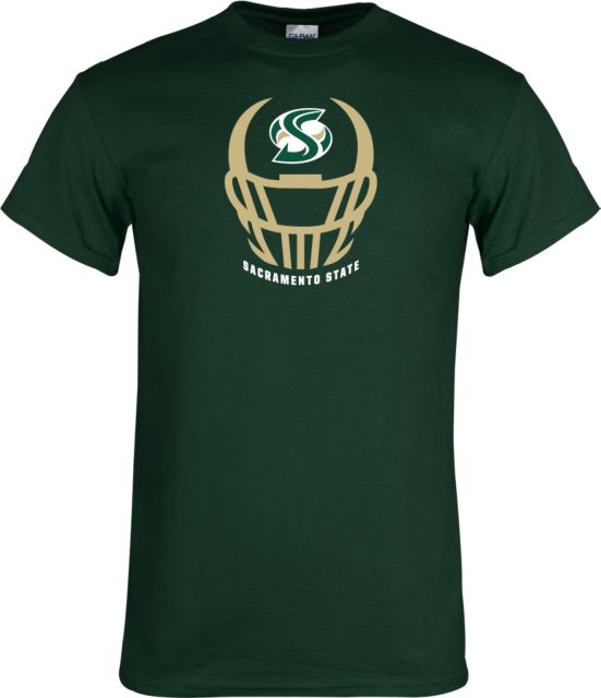 Sacramento State T Shirt Sacramento State Football w/ Helmet - ONLINE ONLY