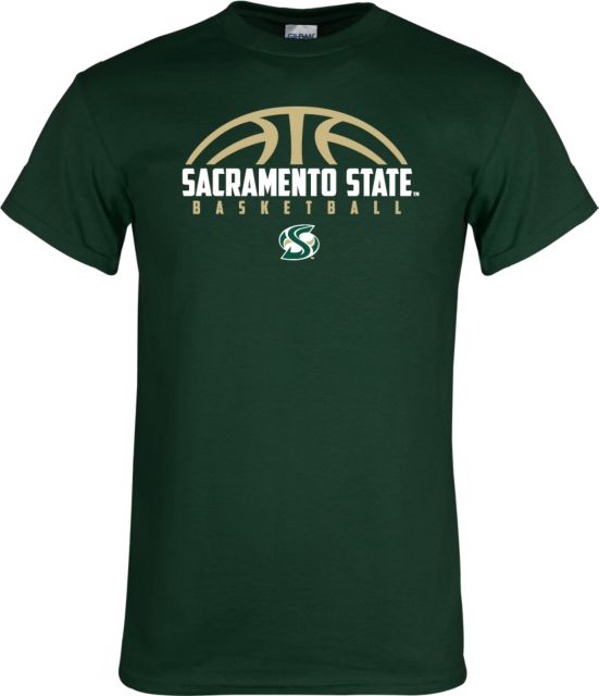 Sacramento State T Shirt Sacramento State Basketball Half Ball - ONLINE ONLY