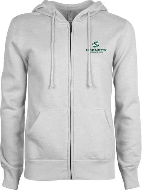 Sacramento State ENZA Ladies Fleece Full Zip Hoodie Official Logo - ONLINE ONLY