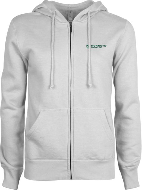 Sacramento State ENZA Ladies Fleece Full Zip Hoodie Official Logo Flat - ONLINE ONLY