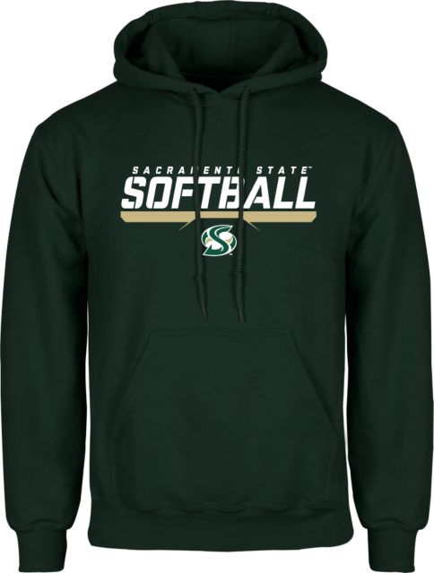 Sacramento State Fleece Hood Sacramento State Softball Stencil - ONLINE ONLY