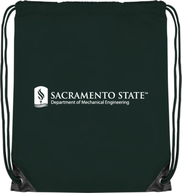 Sacramento State Drawstring Backpack Sac State Dept of Mechanical Engineering - ONLINE ONLY
