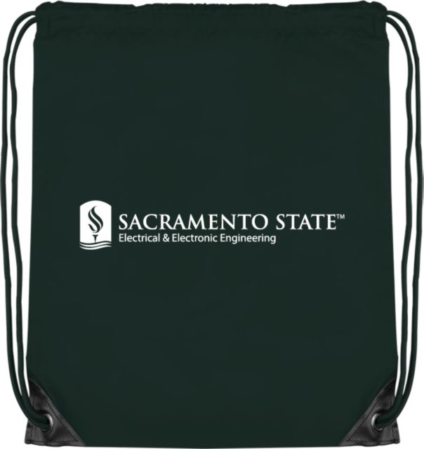Sacramento State Drawstring Backpack Sac State Electical and Electronic Engineering - ONLINE ONLY