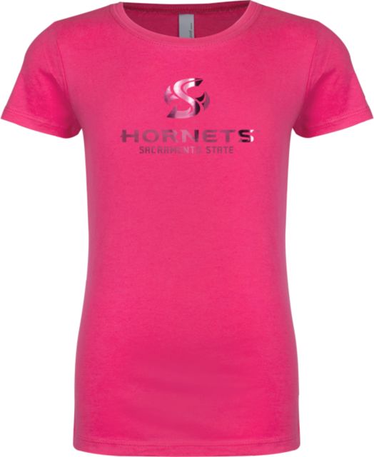 Sacramento State Next Level Girls Fashion Fit T Shirt Official Logo Foil - ONLINE ONLY