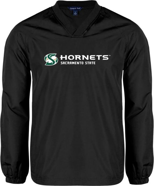 Sacramento State V Neck Raglan Windshirt Official Logo Flat - ONLINE ONLY