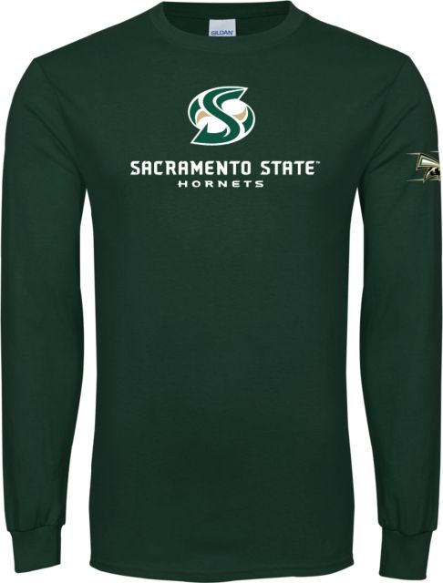 Sacramento State Long Sleeve T Shirt Stacked Logo - ONLINE ONLY