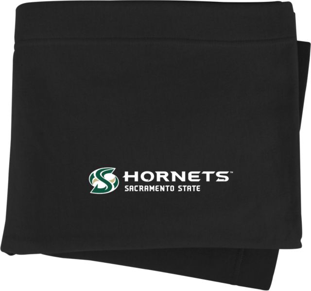 Sacramento State Sweatshirt Blanket Official Logo Flat - ONLINE ONLY