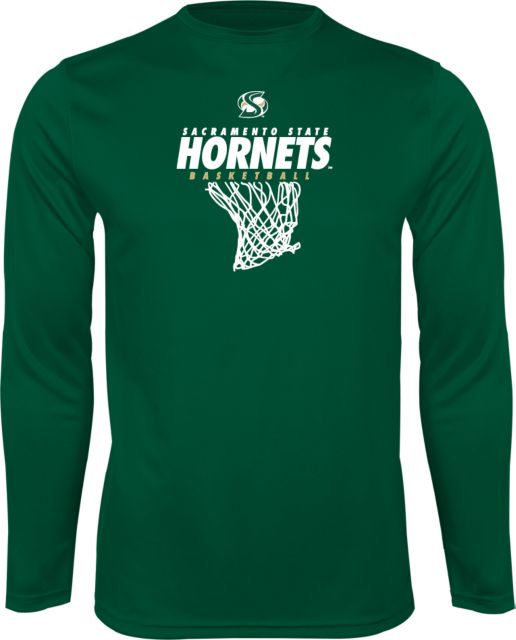 Sacramento State Performance Longsleeve Shirt Sacramento State Hornets Basketball w/ Net - ONLINE ONLY