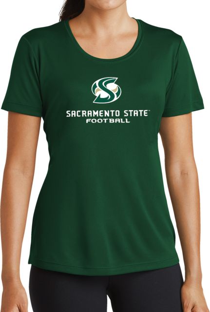 Sacramento State Ladies Performance Tee Football - ONLINE ONLY