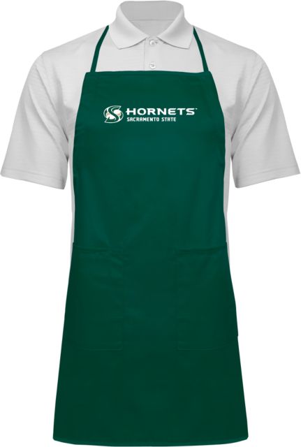Sacramento State Full Length Apron Official Logo Flat - ONLINE ONLY