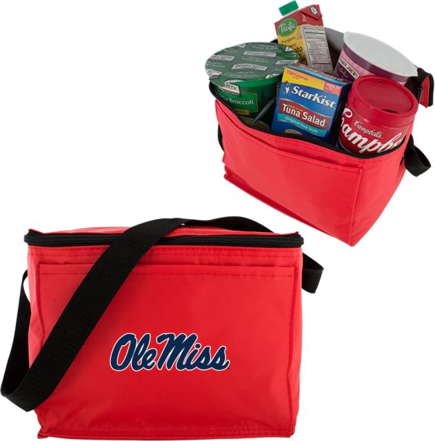 Ole Miss Six Pack Cooler Ole Miss Script - Official Wordmark - ONLINE ONLY