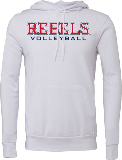Ole Miss Bella + Canvas Fleece Hood Ole Miss Rebels Volleyball - ONLINE ONLY