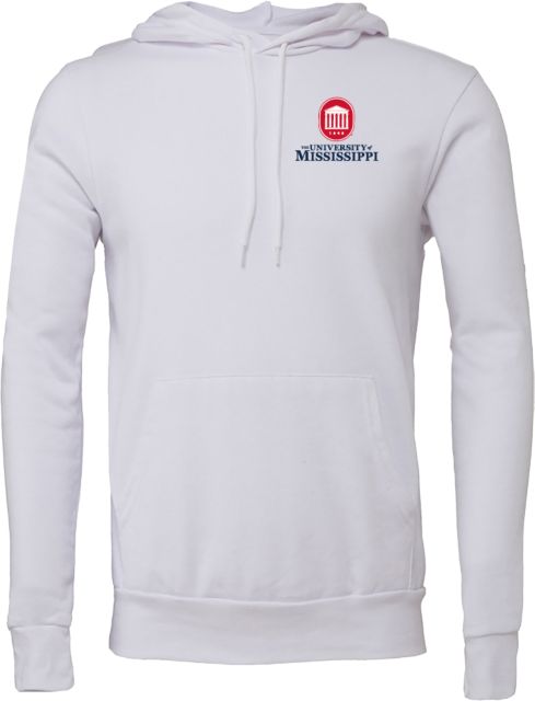 Ole Miss Bella + Canvas Fleece Hood The University of Mississippi Institutional Stacked - ONLINE ONLY