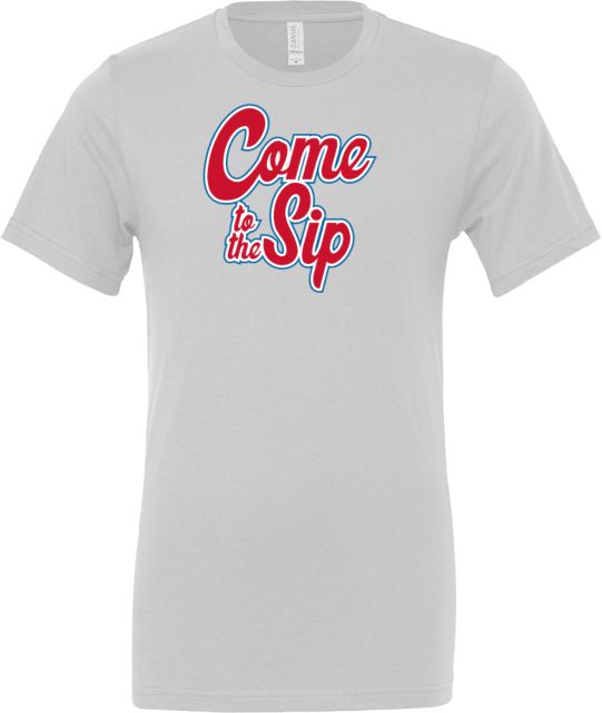 Ole Miss Bella + Canvas Jersey Cotton T Shirt Ole Miss Come to the Sip Vintage - ONLINE ONLY