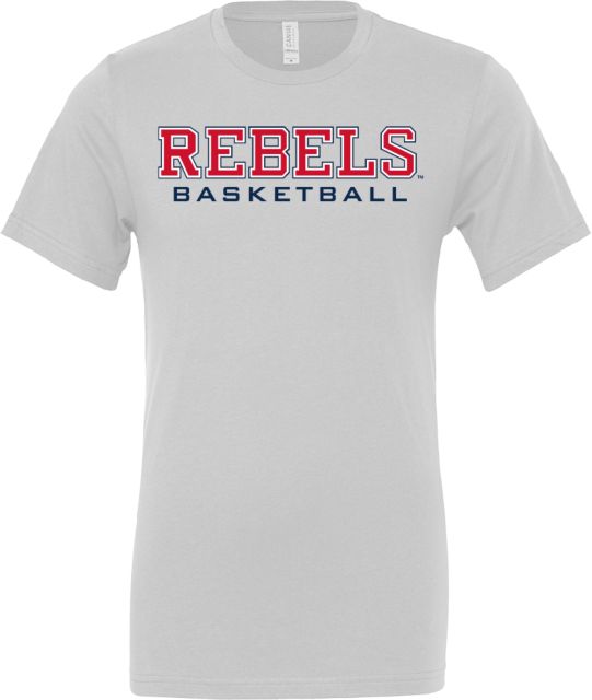 Ole Miss Bella + Canvas Jersey Cotton T Shirt Ole Miss Rebels Basketball - ONLINE ONLY