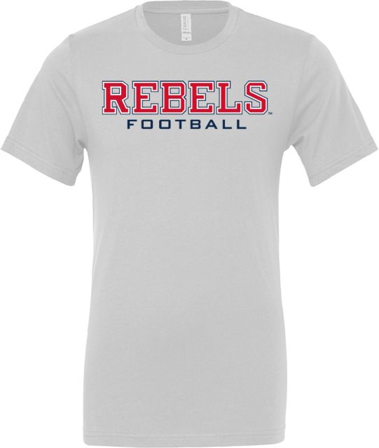 Ole Miss Bella + Canvas Jersey Cotton T Shirt Ole Miss Rebels Football - ONLINE ONLY