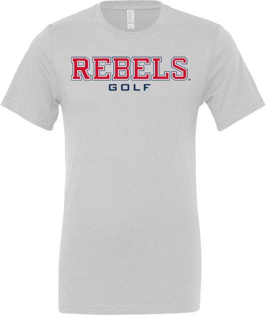 Ole Miss Bella + Canvas Jersey Cotton T Shirt Ole Miss Rebels Golf - ONLINE ONLY