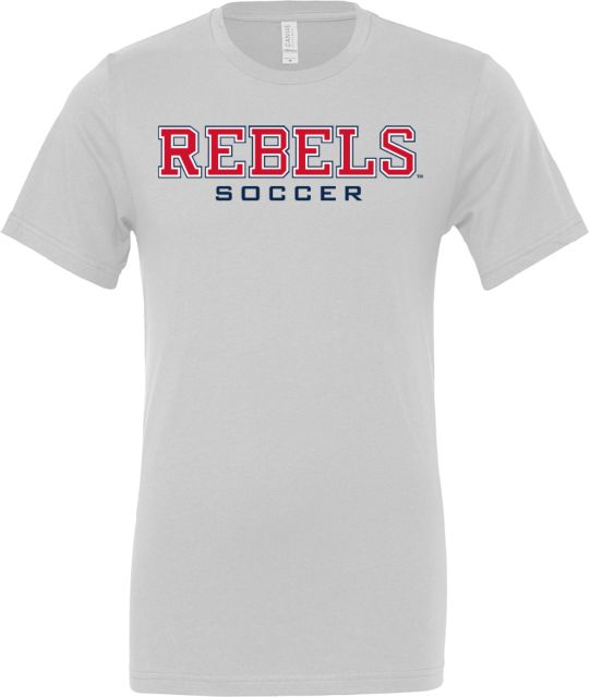Ole Miss Bella + Canvas Jersey Cotton T Shirt Ole Miss Rebels Soccer - ONLINE ONLY