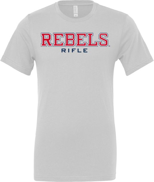 Ole Miss Bella + Canvas Jersey Cotton T Shirt Ole Miss Rebels Rifle - ONLINE ONLY
