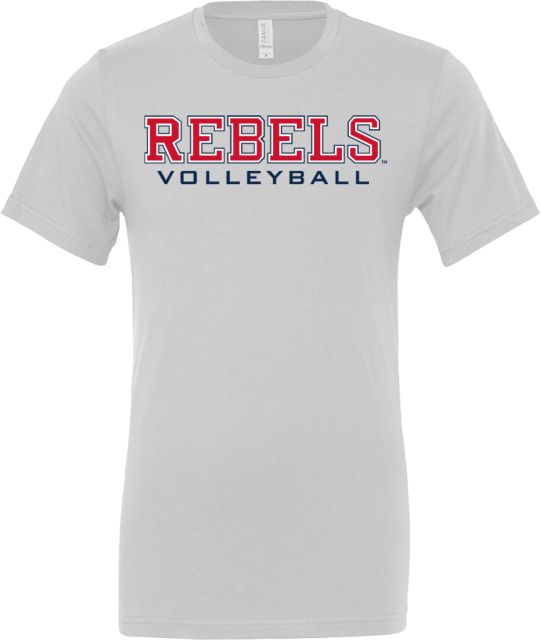 Ole Miss Bella + Canvas Jersey Cotton T Shirt Ole Miss Rebels Volleyball - ONLINE ONLY