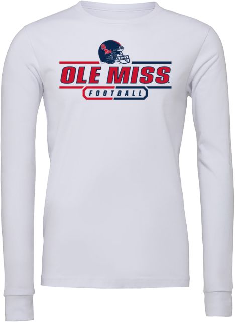 Ole Miss Bella + Canvas Jersey Cotton Long Sleeve T Shirt Ole Miss - Football Scrimmage - ONLINE ONLY