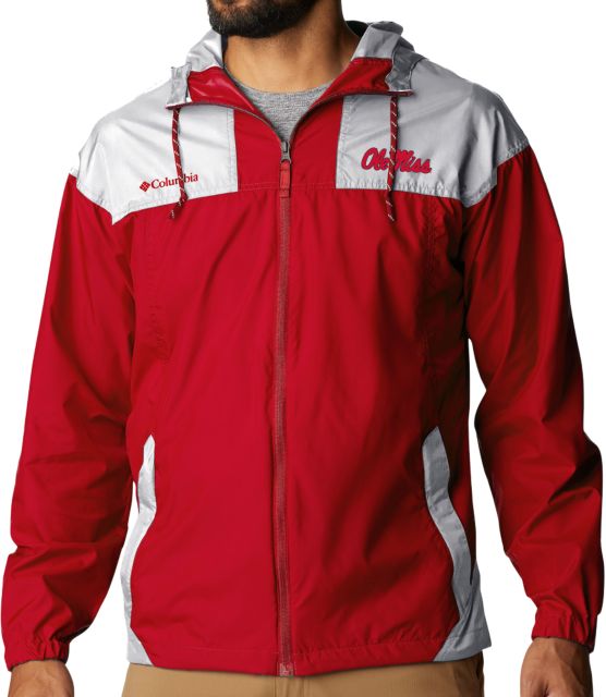 Ole Miss Columbia Flash Challenger Windbreaker Ole Miss Script - Official Wordmark - ONLINE ONLY