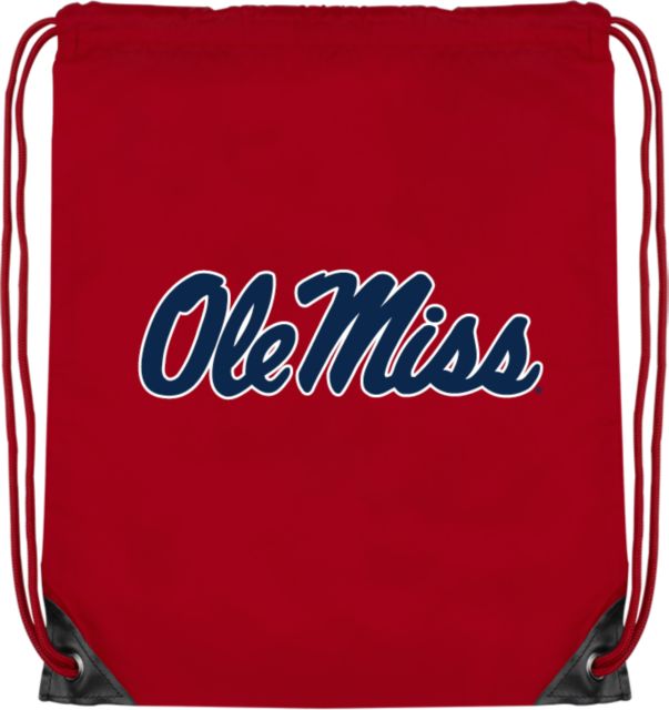 Ole Miss Drawstring Backpack Ole Miss Script - Official Wordmark - ONLINE ONLY