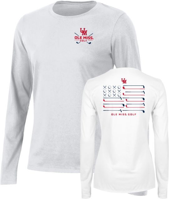 Ole Miss Gear Womens Long Sleeve Tee Ole Miss Golf - Hit the Pin - ONLINE ONLY