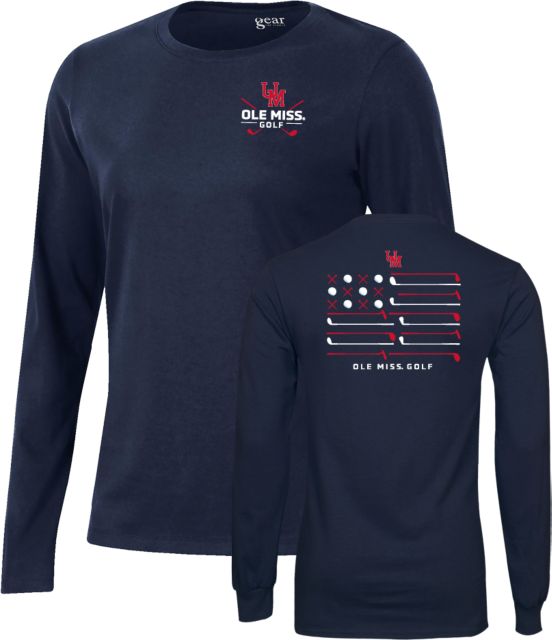 Ole Miss Gear Womens Long Sleeve Tee Ole Miss Golf - Hit the Pin - ONLINE ONLY
