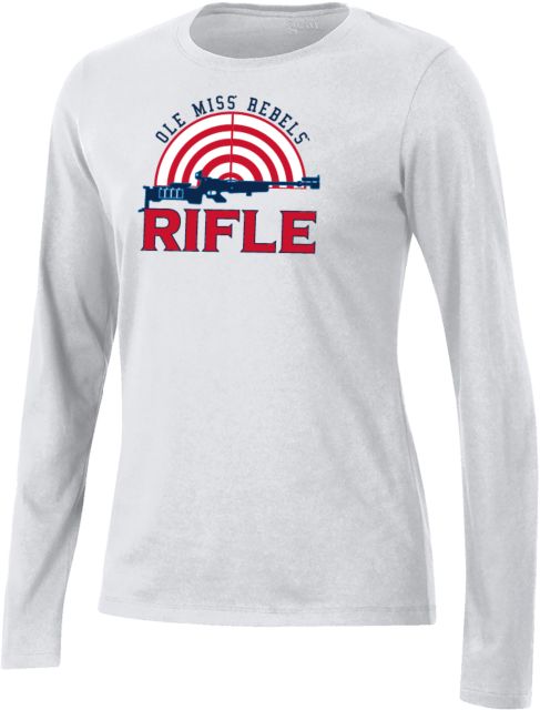 Ole Miss Gear Womens Long Sleeve Tee Ole Miss - Rebels Rifle - ONLINE ONLY