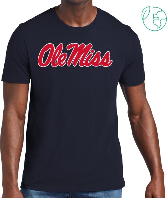 Ole Miss Allmade Organic Cotton Tee Ole Miss Script - Official Wordmark - ONLINE ONLY
