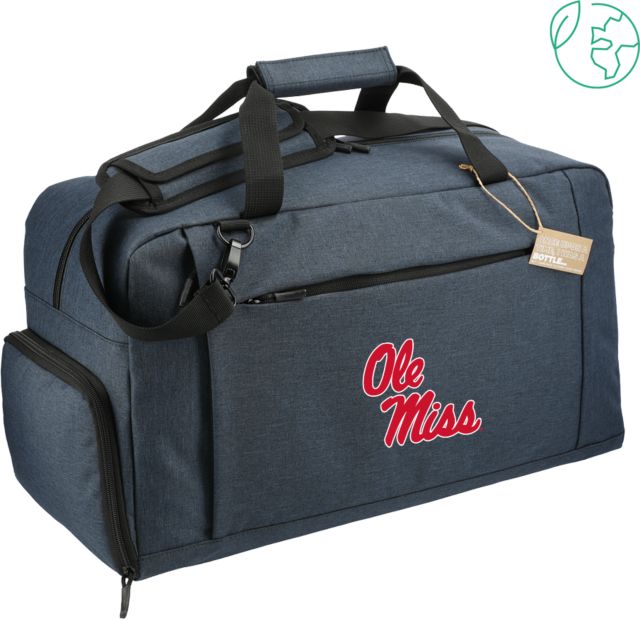 Ole Miss Aft Recycled PET 21 Inch Duffel Ole Miss Script - Primary Stacked - ONLINE ONLY